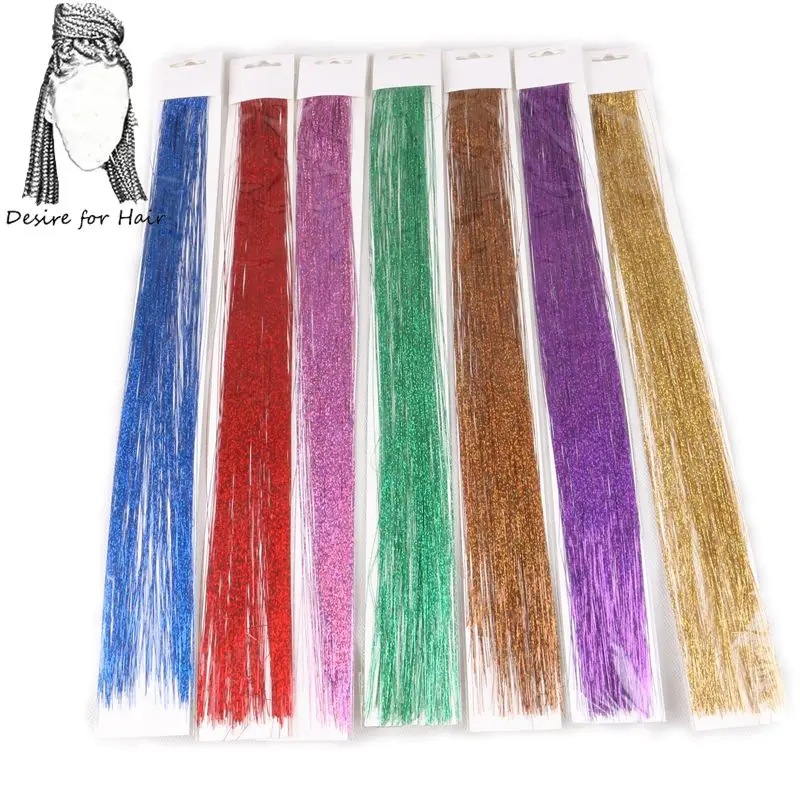 Desire for hair 5packs 16inch sparkly synthetic clip in one piece hair tinsel strip gold green pink color for girls and party
Desire for hair 5packs 16inch sparkly synthetic clip in one piece hair tinsel strip gold green pink color for girls and party