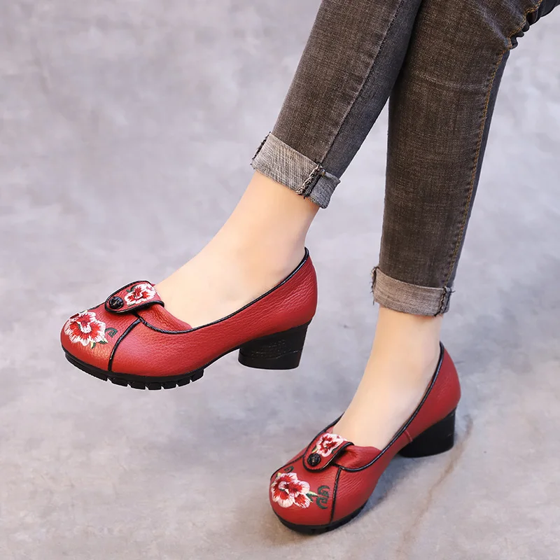 AARDIMI Embroider Women Pumps Genuine Leather Shallow Female High Heels Shoe High Heeled Women's High Heeled Platform Shoes
AARDIMI Embroider Women Pumps Genuine Leather Shallow Female High Heels Shoe High Heeled Women's High Heeled Platform Shoes
