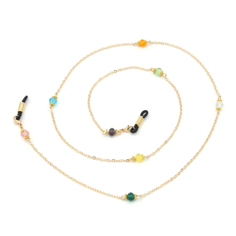 Reading Glasses Chain Beads Sunglasses Holder Fashion Neck Strap Metal Rope Gold Convenient Eyeglass String Lanyard W15
Reading Glasses Chain Beads Sunglasses Holder Fashion Neck Strap Metal Rope Gold Convenient Eyeglass String Lanyard W15