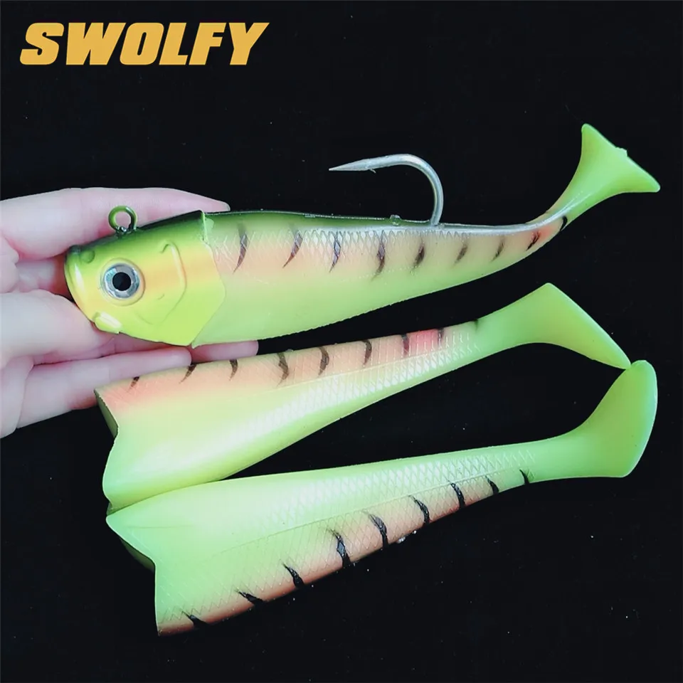 Swolfy 163g 240g 300g large lead head with hook Simulation fishing lure soft big bait fishing tackle
Swolfy 163g 240g 300g large lead head with hook Simulation fishing lure soft big bait fishing tackle