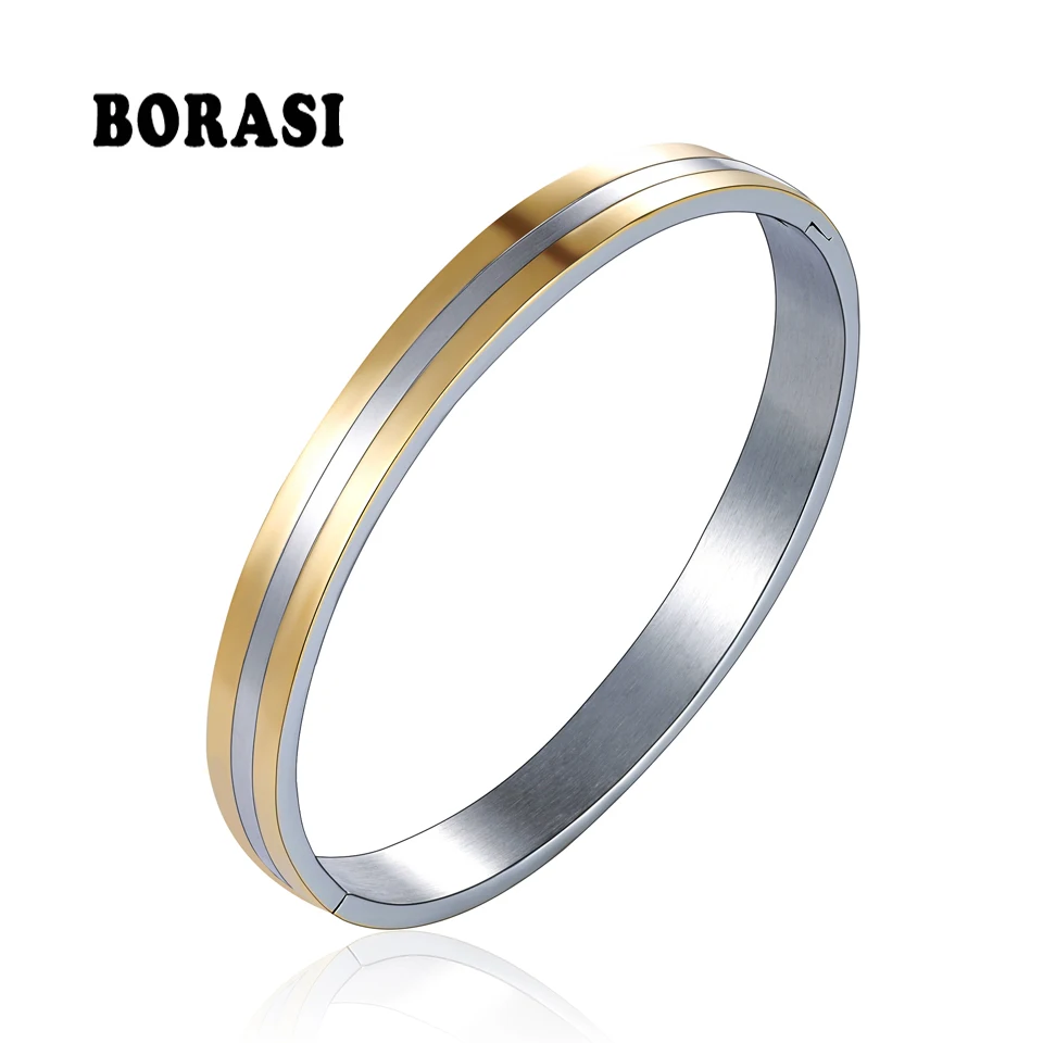 BOBASI Men Women Couple Cuff Bracelet & Bangles Double Layer Gold Color Stainless Steel Trendy Unisex Bracelet Fashion Jewelry
BOBASI Men Women Couple Cuff Bracelet & Bangles Double Layer Gold Color Stainless Steel Trendy Unisex Bracelet Fashion Jewelry