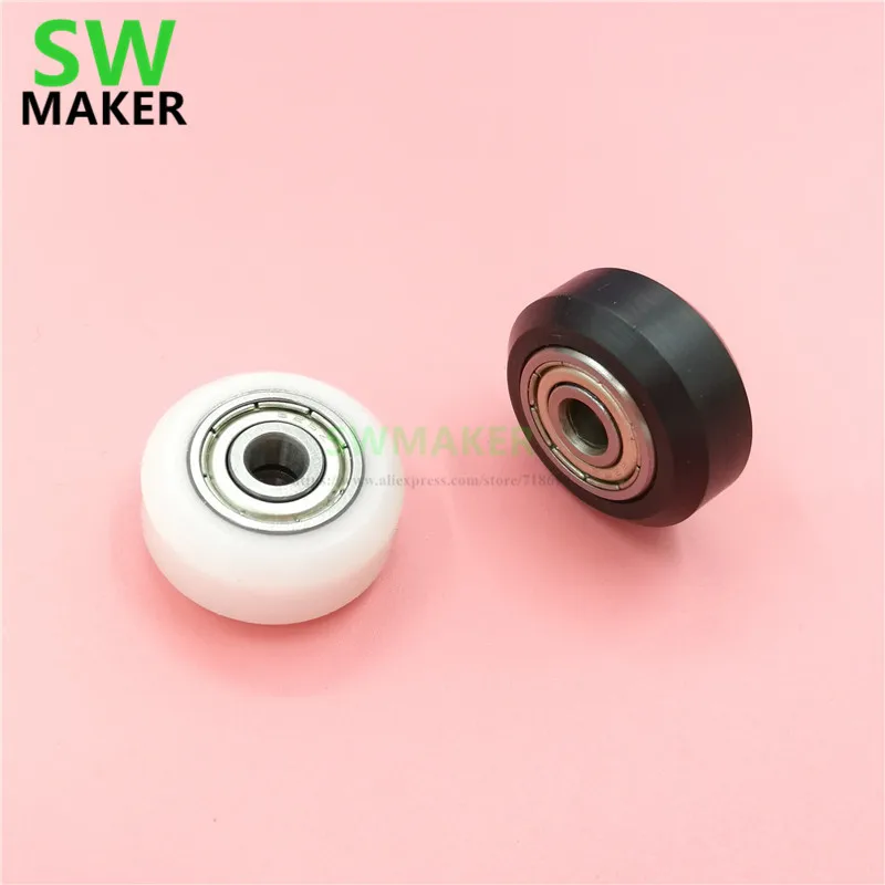 1pcs black/white OX CNC DIY dual V wheels Solid V Delrin Wheel - V Slot Aluminium Linear Extrusion 5/8mm bore 3D printer parts
1pcs black/white OX CNC DIY dual V wheels Solid V Delrin Wheel - V Slot Aluminium Linear Extrusion 5/8mm bore 3D printer parts