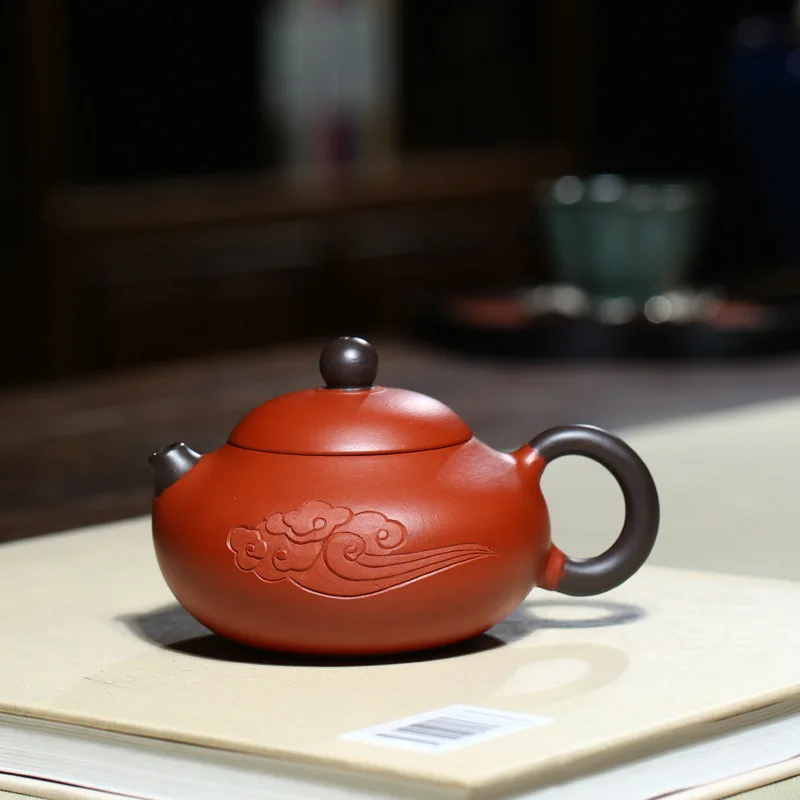 Yixing рекомендуется Xia Tao all hand shuang zhu mud xiangyun jade керамический чайный горшок дорожный