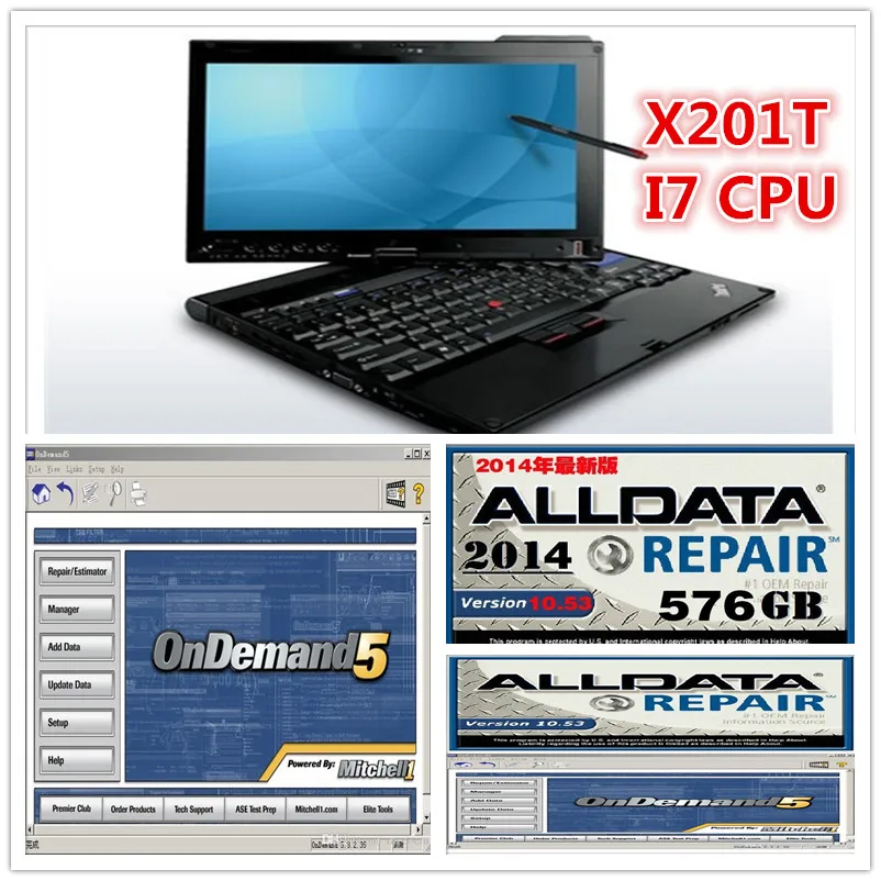 All data auto repair software HDD installed x201t Tough Screen Rotation Alldata 10.53 and Mitchell software in 1tb hdd
All data auto repair software HDD installed x201t Tough Screen Rotation Alldata 10.53 and Mitchell software in 1tb hdd