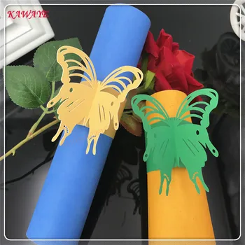 100Pcs Laser Cutting Serviette Rings Napkin Holder West Dinner Paper Butterfly Napkin Ring Wedding Party Decoration 6ZM07
100Pcs Laser Cutting Serviette Rings Napkin Holder West Dinner Paper Butterfly Napkin Ring Wedding Party Decoration 6ZM07