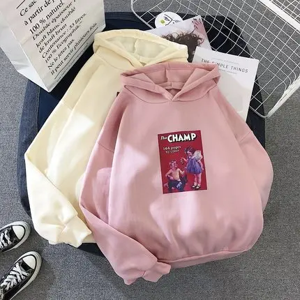 Women Loose Restore Star Airship Printing Black Pullover Kawaii Korean Style O-neck Hoddies Sweatshirt Girls Oversize Hoodies
Women Loose Restore Star Airship Printing Black Pullover Kawaii Korean Style O-neck Hoddies Sweatshirt Girls Oversize Hoodies