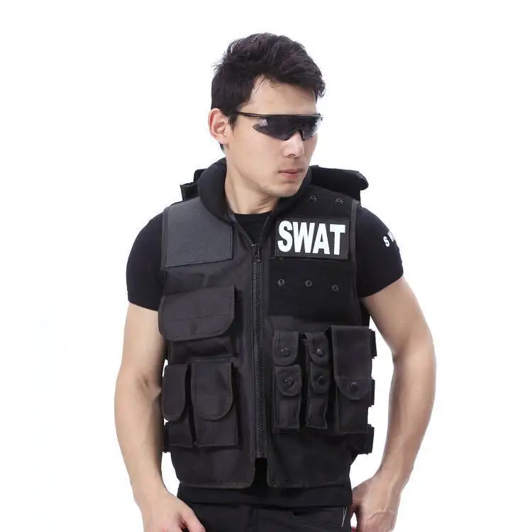 Genuine Man's tactical vest ,bulletproof vest model Molle Tactical Black vest cs vest swat protective equipment
Genuine Man's tactical vest ,bulletproof vest model Molle Tactical Black vest cs vest swat protective equipment