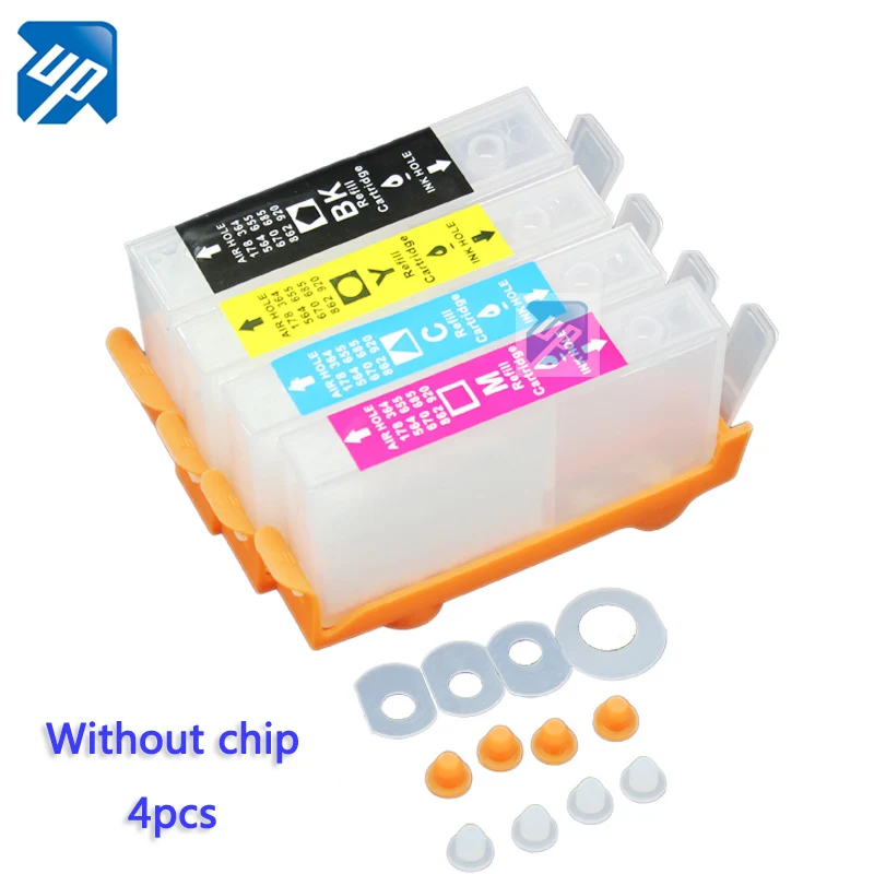 UP brand 4pcs for 564 178 364 920 934 945 B109a B209a B110a B210a refillable ink cartridge without chip
UP brand 4pcs for 564 178 364 920 934 945 B109a B209a B110a B210a refillable ink cartridge without chip