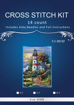 ONEROOM Lighthouse Counted Cross Stitch 14CT Cross Stitch Sets cartoon Cross-stitch Kits Embroidery Needlework
ONEROOM Lighthouse Counted Cross Stitch 14CT Cross Stitch Sets cartoon Cross-stitch Kits Embroidery Needlework