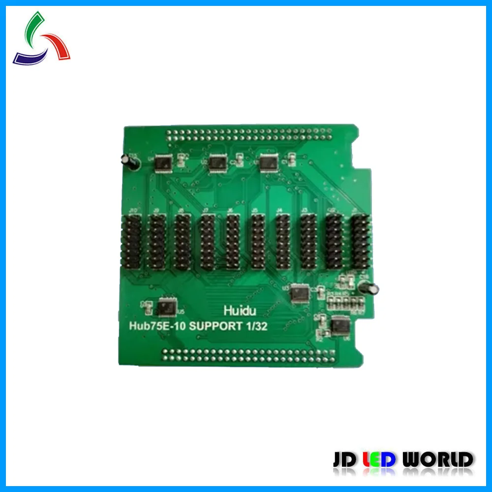 HUB75E HUIDU HUB75E-10 10 groups HUB75 interface ports LED controller hub adapter board suit for HUIDU C10 C30
HUB75E HUIDU HUB75E-10 10 groups HUB75 interface ports LED controller hub adapter board suit for HUIDU C10 C30