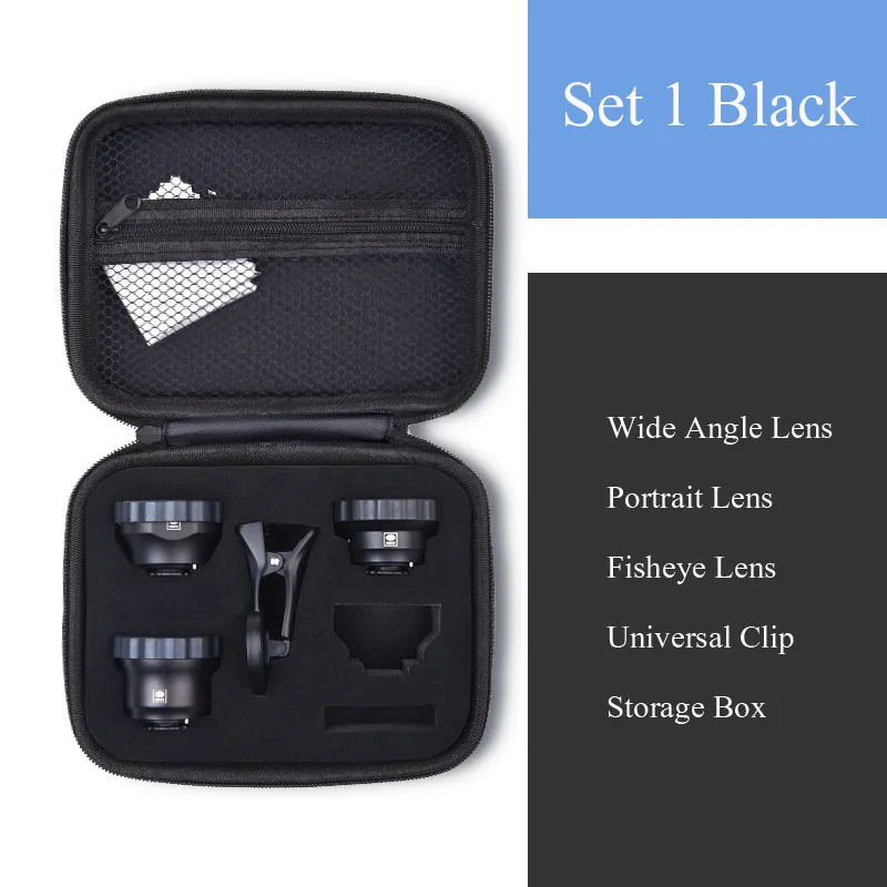 SIRUI Mobile Lens External high-definition SLR mirror set universal cellphone lens Macro portrait lens wide-angle fisheye lens
SIRUI Mobile Lens External high-definition SLR mirror set universal cellphone lens Macro portrait lens wide-angle fisheye lens