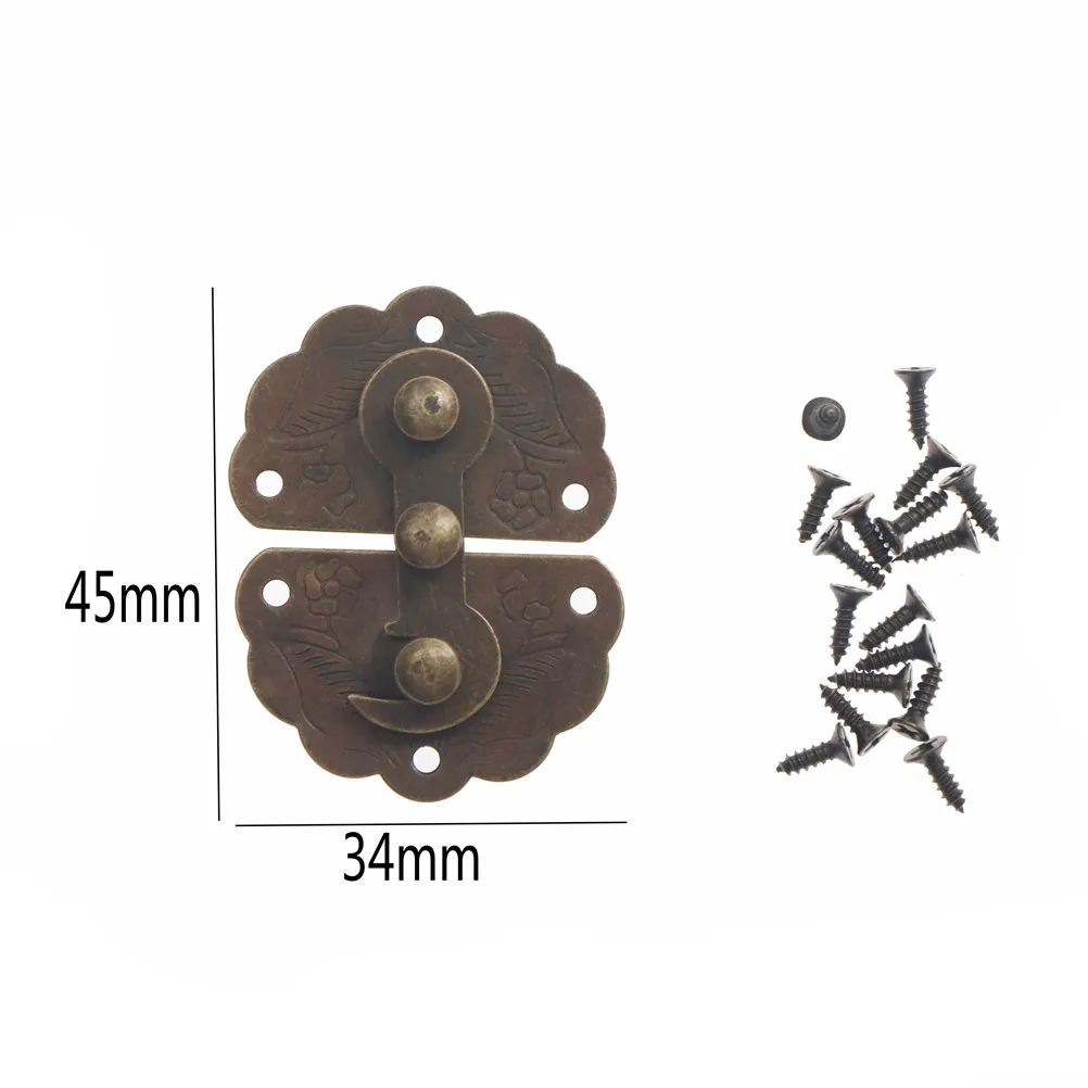 Antique Bronze Furniture Hardware Box Latch Hasp Toggle Buckle Decorative Cabinet Hinges For Jewelry Wooden Box
Antique Bronze Furniture Hardware Box Latch Hasp Toggle Buckle Decorative Cabinet Hinges For Jewelry Wooden Box