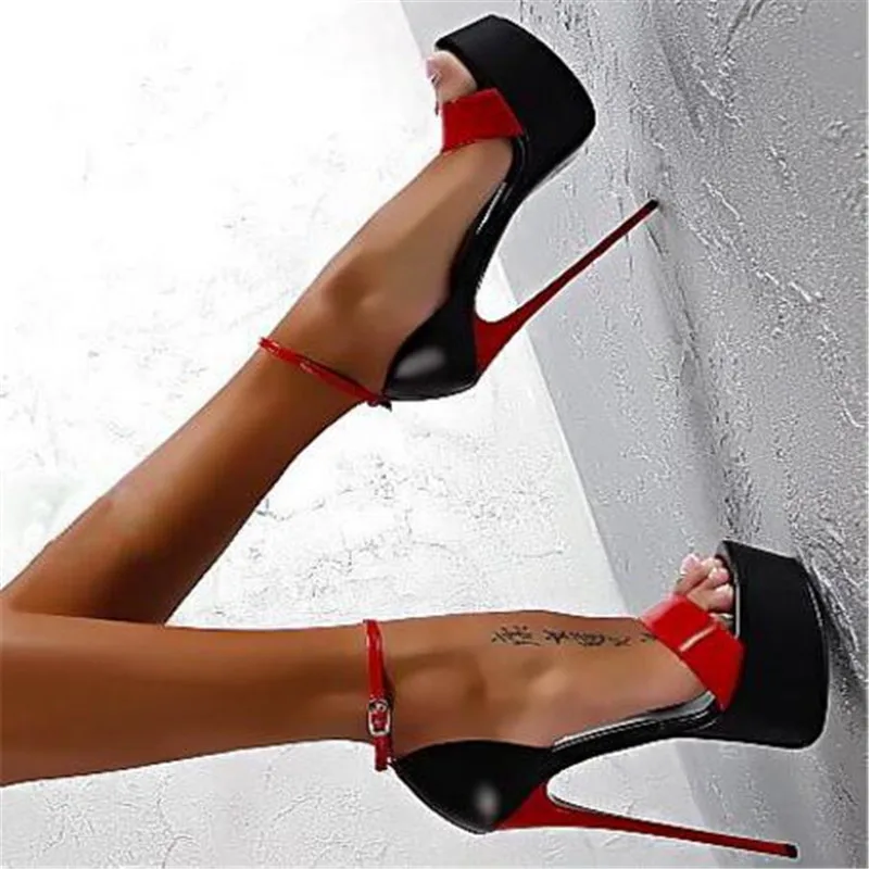 Ladies Pumps Summer Women Sandals Sexy Pumps 16cm Women Heels Party Shoes Strappy Heels Red White Wedding shoes size 46
Ladies Pumps Summer Women Sandals Sexy Pumps 16cm Women Heels Party Shoes Strappy Heels Red White Wedding shoes size 46