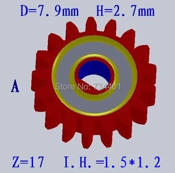 4 pcs/lot 0.3m New gear 1.5mm hole/for 8110 for 5870 etc.