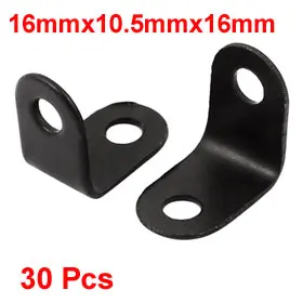 Uxcell Hot Sale 30pcs 16mmx10.5mmx16mm 90 Degree Metal Angle Brackets Corner Braces Black
Uxcell Hot Sale 30pcs 16mmx10.5mmx16mm 90 Degree Metal Angle Brackets Corner Braces Black