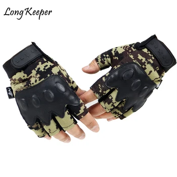 Long Keeper Men Fitness Gloves Semi-finger Gloves Military Camo Wearable Tactical Gloves For Man Workout Slip-resistant Guantes
Long Keeper Men Fitness Gloves Semi-finger Gloves Military Camo Wearable Tactical Gloves For Man Workout Slip-resistant Guantes