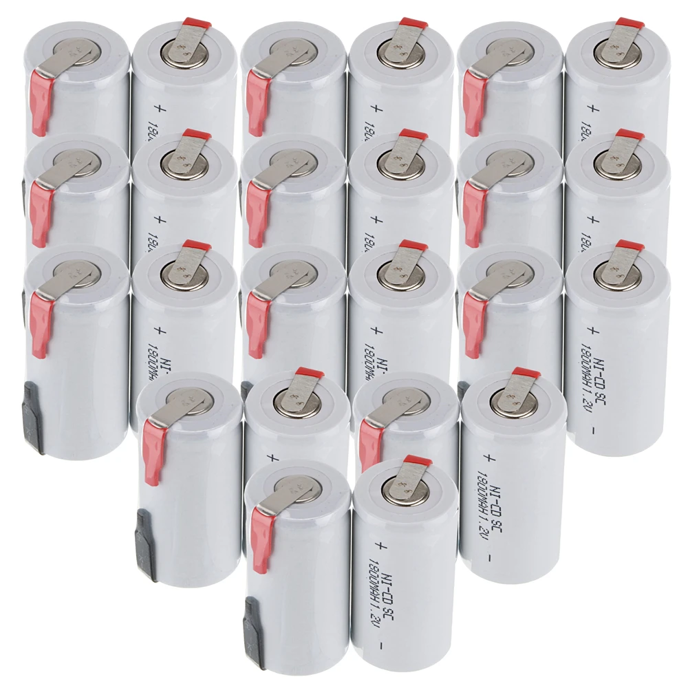 24 pcs SC 1800mah 1.2v battery NICD rechargeable batteries for emergency light toy equipment power for power tool
24 pcs SC 1800mah 1.2v battery NICD rechargeable batteries for emergency light toy equipment power for power tool