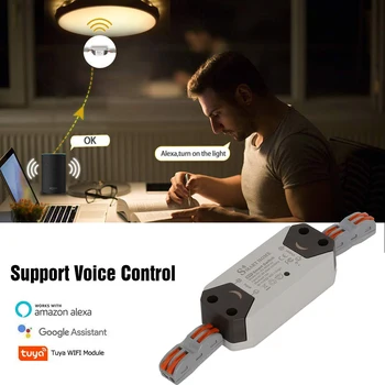 Wifi Switch Smart Home Wireless Remote Control Electrical Automation Relay Module 90-250V Support IOS Android Work with Alexa
Wifi Switch Smart Home Wireless Remote Control Electrical Automation Relay Module 90-250V Support IOS Android Work with Alexa