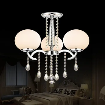 Glass Lampshade Crystal Ceiling Lamp 3 Arms Ceiling Light Diameter 50cm High 50cm E27 Light Source Luminaria Lustre
Glass Lampshade Crystal Ceiling Lamp 3 Arms Ceiling Light Diameter 50cm High 50cm E27 Light Source Luminaria Lustre