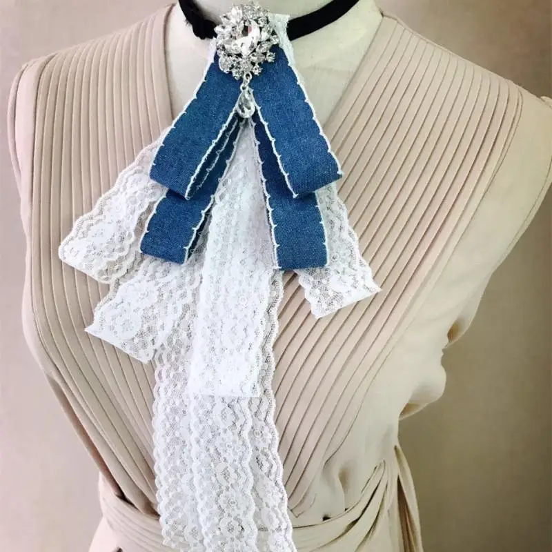 2023 Women Office Wedding Party Club Collar Shirt Bowtie Cravat Accessories Lady Tassels Alloy Rhinestone Crystal Ribbon Bow Tie
2023 Women Office Wedding Party Club Collar Shirt Bowtie Cravat Accessories Lady Tassels Alloy Rhinestone Crystal Ribbon Bow Tie