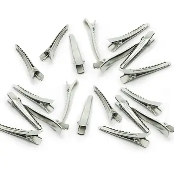 50pc 44mm Flat Metal Single Prong Alligator Clips DIY Hairpins Hair Clip Durable Hair Styling Accessories
50pc 44mm Flat Metal Single Prong Alligator Clips DIY Hairpins Hair Clip Durable Hair Styling Accessories
