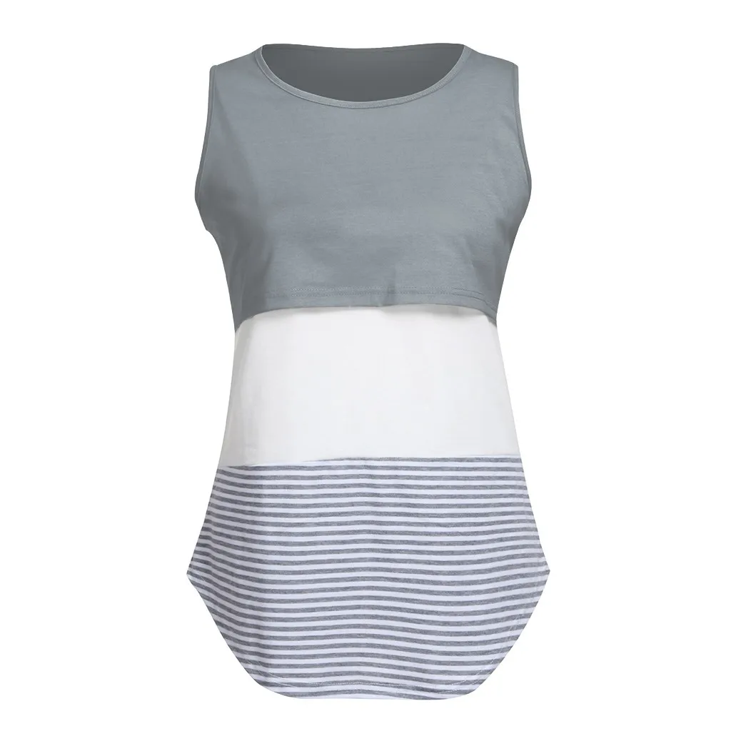 Summer New Fashion Women Mom Pregnant Nursing Baby Maternity Sleeveless Striped Blouse Clothes Wholesale Free Ship Z4
Summer New Fashion Women Mom Pregnant Nursing Baby Maternity Sleeveless Striped Blouse Clothes Wholesale Free Ship Z4