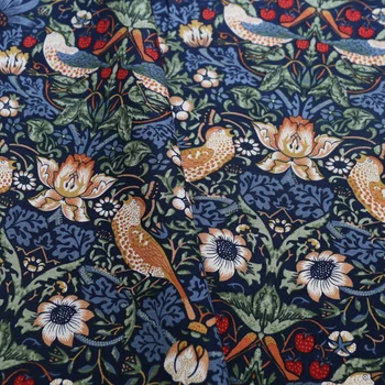 quality birds flower dress shirt craft sewing textile vintage cotton fabric
quality birds flower dress shirt craft sewing textile vintage cotton fabric
