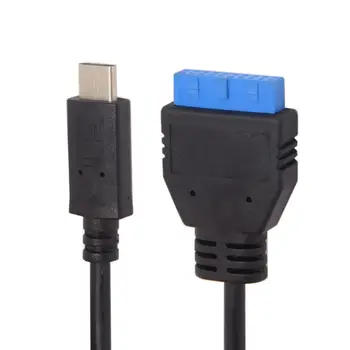 Single Port USB 3.1 Type-C USB-C Male to USB 3.0 Motherboard 19Pin 20Pin Header Cable
Single Port USB 3.1 Type-C USB-C Male to USB 3.0 Motherboard 19Pin 20Pin Header Cable