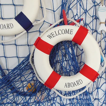 1pc Fashion Mediterranean Style Family Adornment Life Buoy Crafts Living Room Decoration Nautical Home Decor Dia 25cm
1pc Fashion Mediterranean Style Family Adornment Life Buoy Crafts Living Room Decoration Nautical Home Decor Dia 25cm