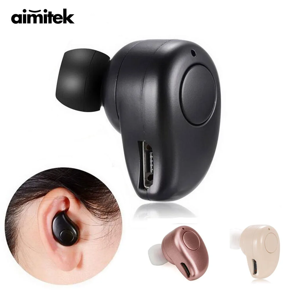 Aimitek S530 Plus Mini Wireless Bluetooth Earphones Invisible Earbuds Noise Cancelling In-ear Headsets with Microphone Handsfree
Aimitek S530 Plus Mini Wireless Bluetooth Earphones Invisible Earbuds Noise Cancelling In-ear Headsets with Microphone Handsfree