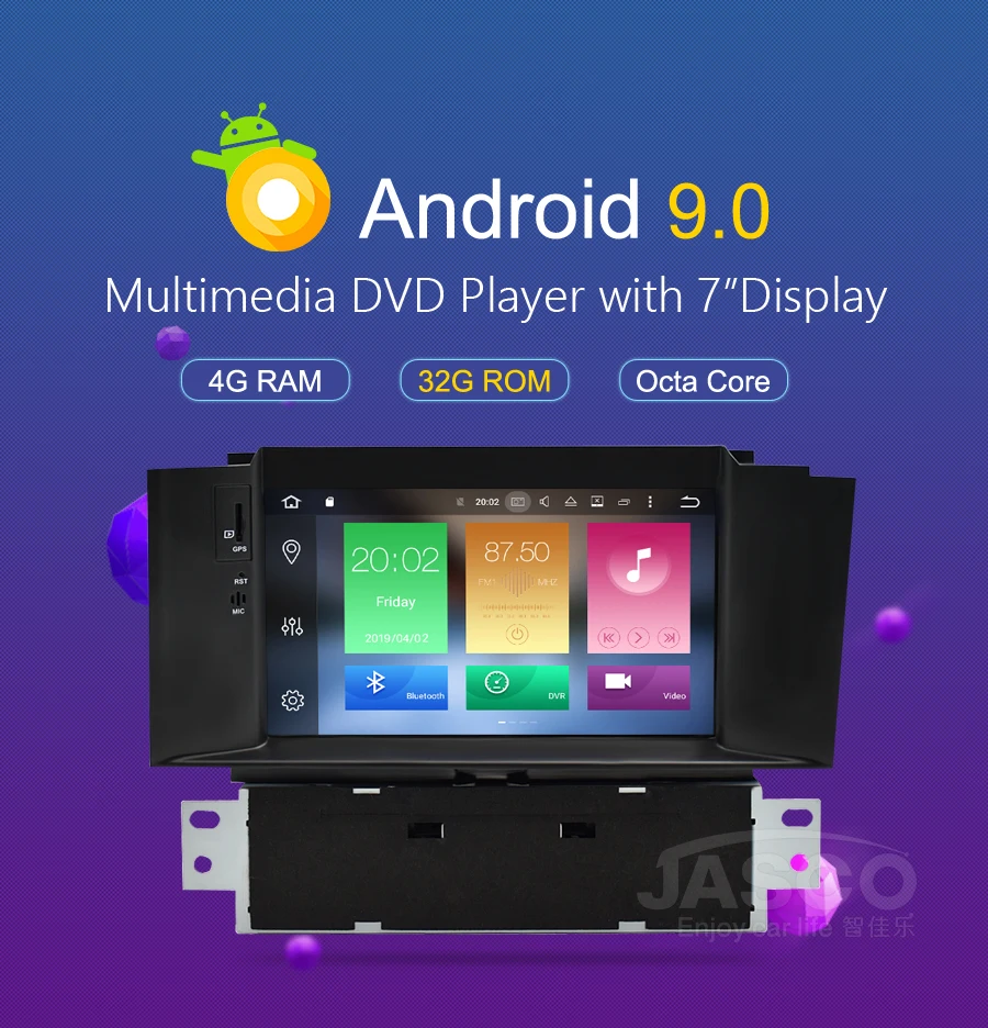 Sale Android 9.1 9.0 Car DVD Player GPS Glonass Navigation for Citroen C4L/DS4 Auto Wifi  Radio Audio Video Multimedia Stereo DVR 2