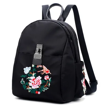 Fashion Korean Women Backpack Travel Shoulder Bag Nylon Zipped Flowers Embroidery Ladies Girls Casual Bags FA$B Women bag
Fashion Korean Women Backpack Travel Shoulder Bag Nylon Zipped Flowers Embroidery Ladies Girls Casual Bags FA$B Women bag