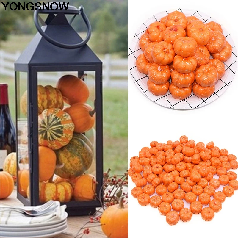 YONGSNOW 25/50pcs Mini Fake Vegetable Simulation Halloween Artificial Pumpkin Diy Craft Home Birthday Party Wedding Decoration
YONGSNOW 25/50pcs Mini Fake Vegetable Simulation Halloween Artificial Pumpkin Diy Craft Home Birthday Party Wedding Decoration