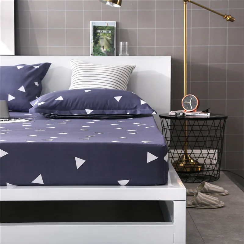 Fitted Sheet 100%Polyester Bed Sheet With Elastic Band Rubber Sheet Double Queen Size Single Bed Linen Corners50
Fitted Sheet 100%Polyester Bed Sheet With Elastic Band Rubber Sheet Double Queen Size Single Bed Linen Corners50