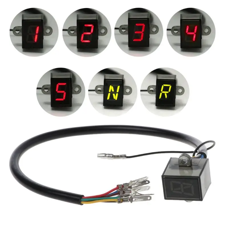 Motorcycle Gear Indicator 6-Speed Digital Display Off-Road Motocross Light General Application Neutral Motor Spare Parts
Motorcycle Gear Indicator 6-Speed Digital Display Off-Road Motocross Light General Application Neutral Motor Spare Parts
