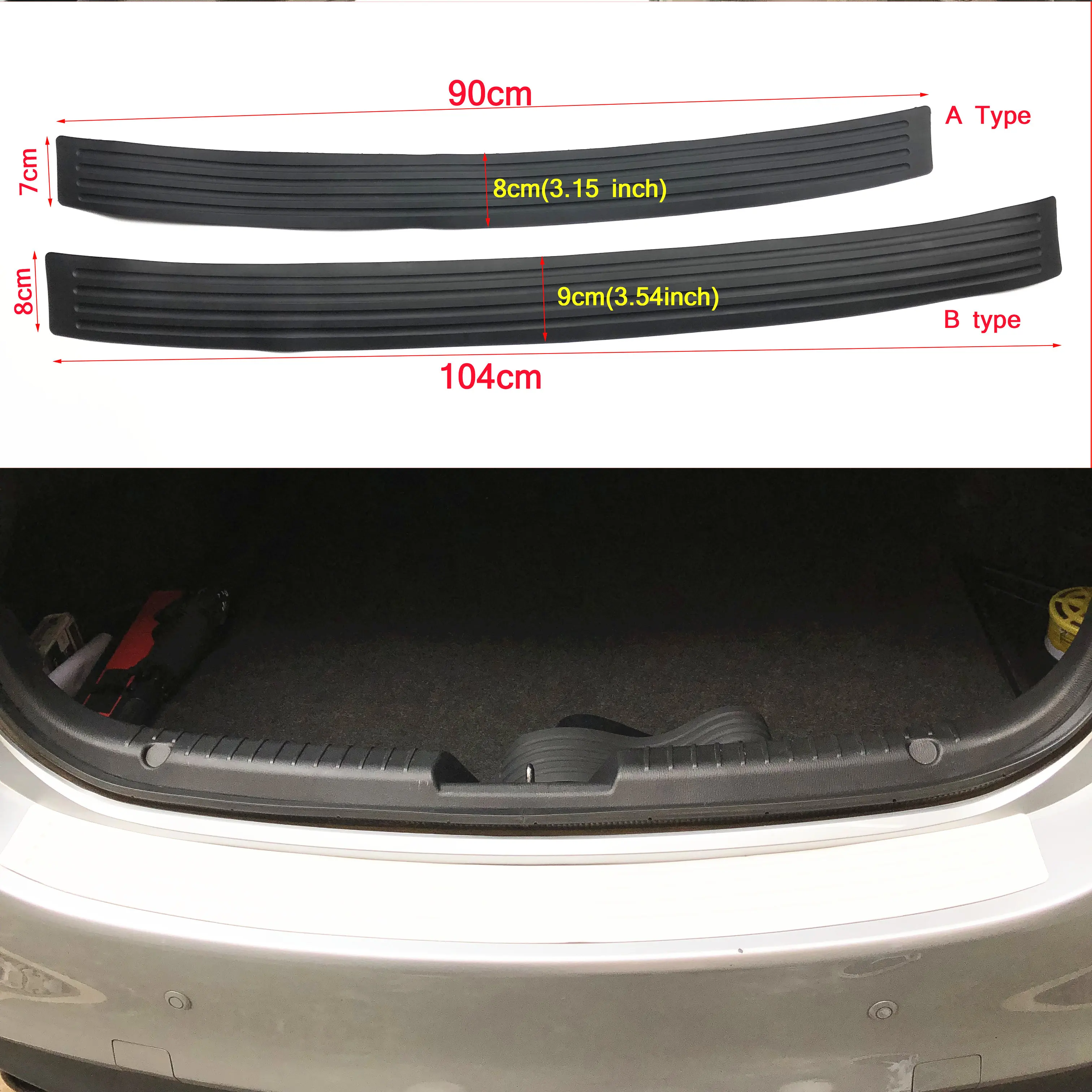 Car Rear Bumper Scuff Protective Cover For Mitsubishi GT-PHEV XR-PHEV Delica Xpander L200 Mirage Samurai EX FORTIS
Car Rear Bumper Scuff Protective Cover For Mitsubishi GT-PHEV XR-PHEV Delica Xpander L200 Mirage Samurai EX FORTIS