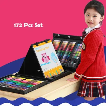 172pc/set Colors Pencil Toy for Kids Birthday Party Favor Gift Drawing Artist Kit Painting Art Marker Pen Set School Prizes
172pc/set Colors Pencil Toy for Kids Birthday Party Favor Gift Drawing Artist Kit Painting Art Marker Pen Set School Prizes