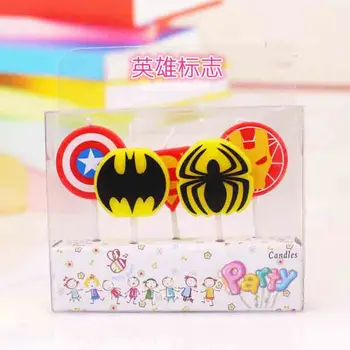 5Pcs/Pack Kawaii Super Hero Decoration Craft Candles Cupcake Candle Toppers Baby Shower Birthday Candles Party Decorations
5Pcs/Pack Kawaii Super Hero Decoration Craft Candles Cupcake Candle Toppers Baby Shower Birthday Candles Party Decorations