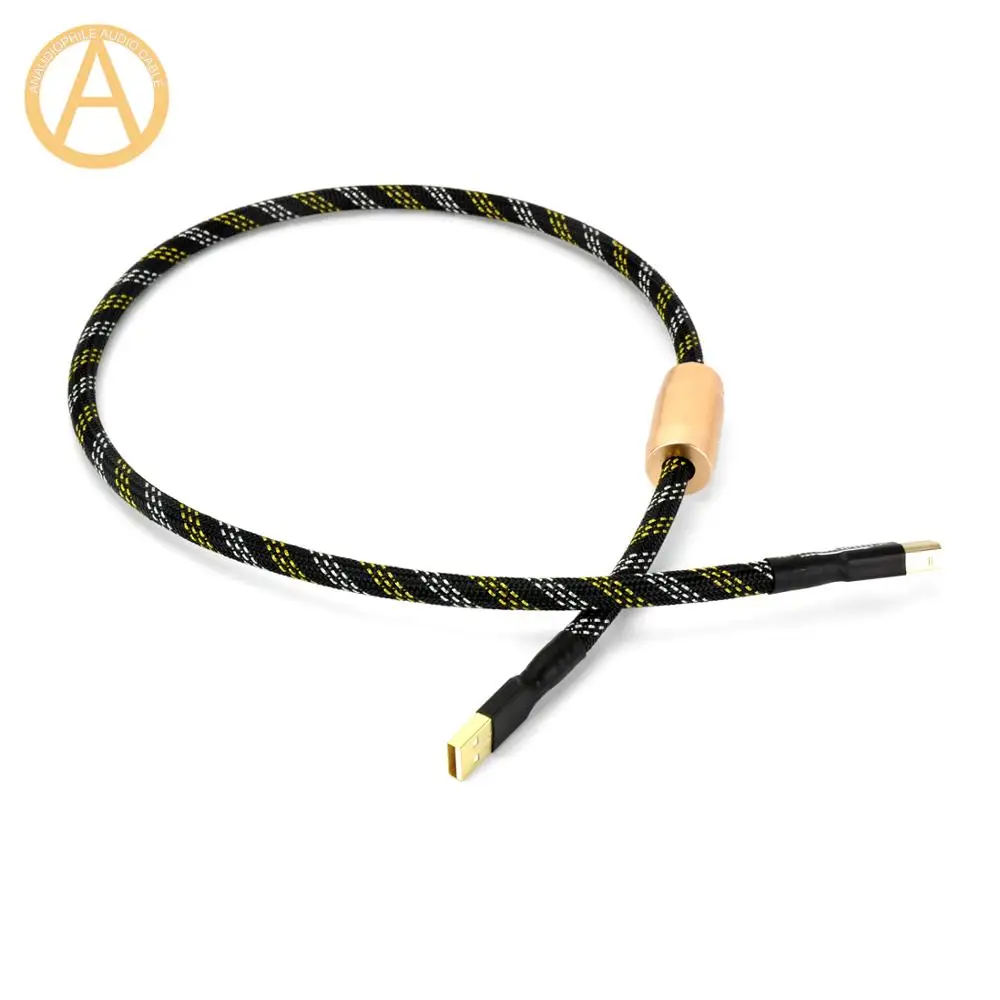 HIFI USB Cable 4N OFC USB 2.0 Audio Cable Type A To Type B USB Audio Data Cable For USB DAC Compute PC Laptop UC11
HIFI USB Cable 4N OFC USB 2.0 Audio Cable Type A To Type B USB Audio Data Cable For USB DAC Compute PC Laptop UC11