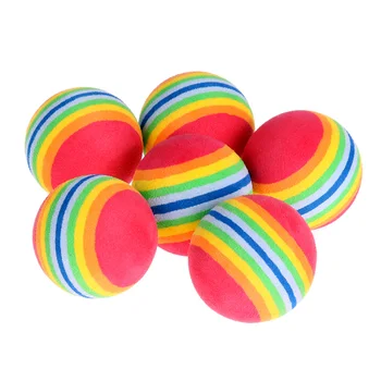 6Pcs EVA Foam Golf Balls for Indoor Practice Swing Training Aids Golf Trainning Soft Ball + Golf Bag Golfing Sports Accessories 
6Pcs EVA Foam Golf Balls for Indoor Practice Swing Training Aids Golf Trainning Soft Ball + Golf Bag Golfing Sports Accessories