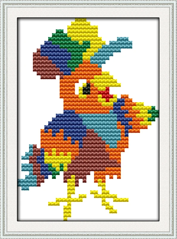 Joy Sunday The colorful cock Embroidery kits DIY Handmade Crafts Embroidery Cross Stitch Sets Needlework home wall Decorative
Joy Sunday The colorful cock Embroidery kits DIY Handmade Crafts Embroidery Cross Stitch Sets Needlework home wall Decorative