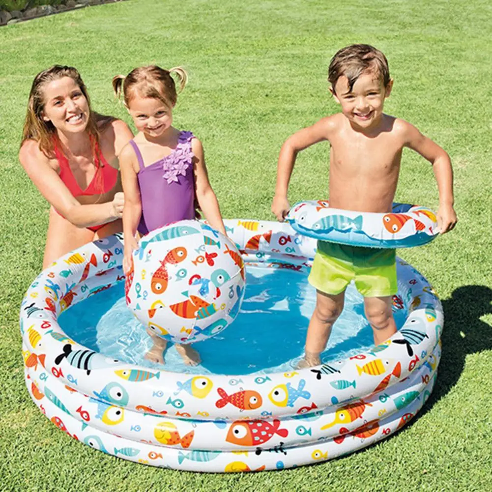 Water Inflatable Play House Baby Marine Ball Pool Inflatable Swimming Pool Summer Family Inflatable Paddling Pool For Children
Water Inflatable Play House Baby Marine Ball Pool Inflatable Swimming Pool Summer Family Inflatable Paddling Pool For Children