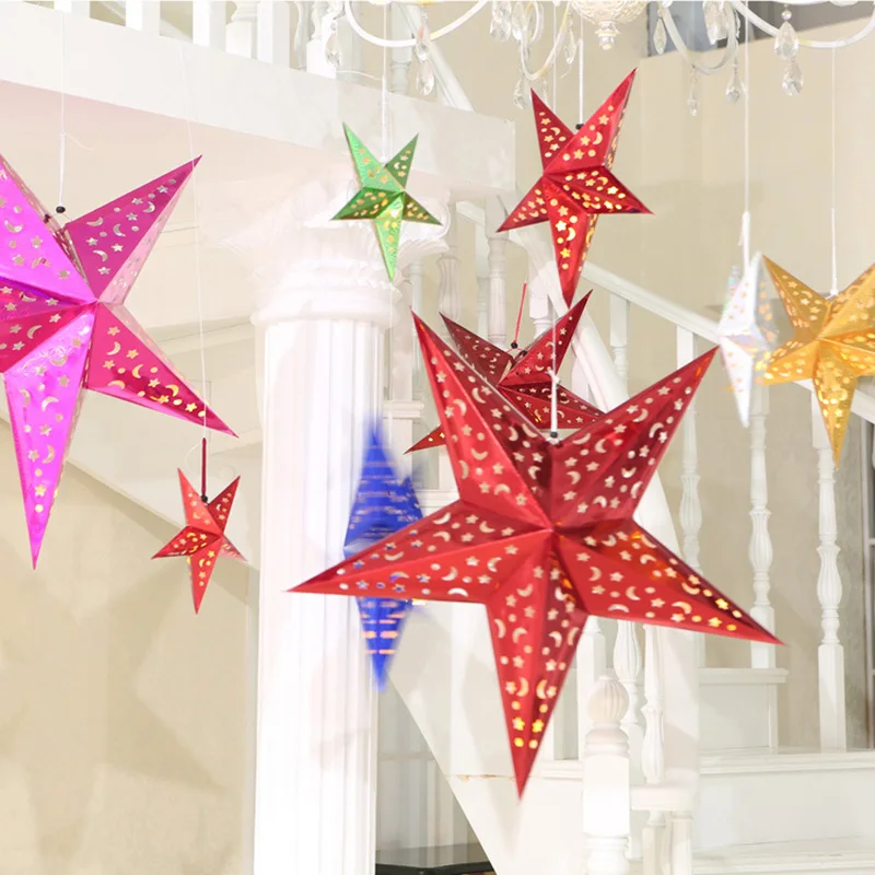 New Arrival 1Pcs/lot Multi Colors 3 Sizes 3D Star Paper Lantern Lampshade Wedding Home/Pub/XMAS Hanging Christmas Decor Light
New Arrival 1Pcs/lot Multi Colors 3 Sizes 3D Star Paper Lantern Lampshade Wedding Home/Pub/XMAS Hanging Christmas Decor Light