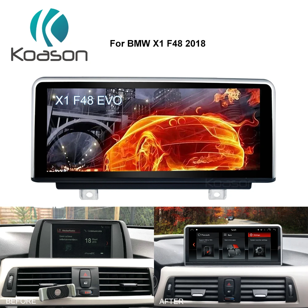Koason Android 8.1 Car Video Stereo Multimedia Player 10.25 inch RK PX6 Six Core for BMW X1 F48 2018 EVO Vehicl GPS Navigation
Koason Android 8.1 Car Video Stereo Multimedia Player 10.25 inch RK PX6 Six Core for BMW X1 F48 2018 EVO Vehicl GPS Navigation