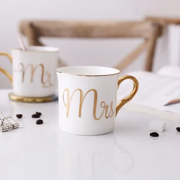 Lekoch Bone china Ceramic Mug Cup Grey Pink Colors Mr and Mrs Travel Mug white Pattern Gold handle Tea Milk Cups and Mugs Gifts
Lekoch Bone china Ceramic Mug Cup Grey Pink Colors Mr and Mrs Travel Mug white Pattern Gold handle Tea Milk Cups and Mugs Gifts
