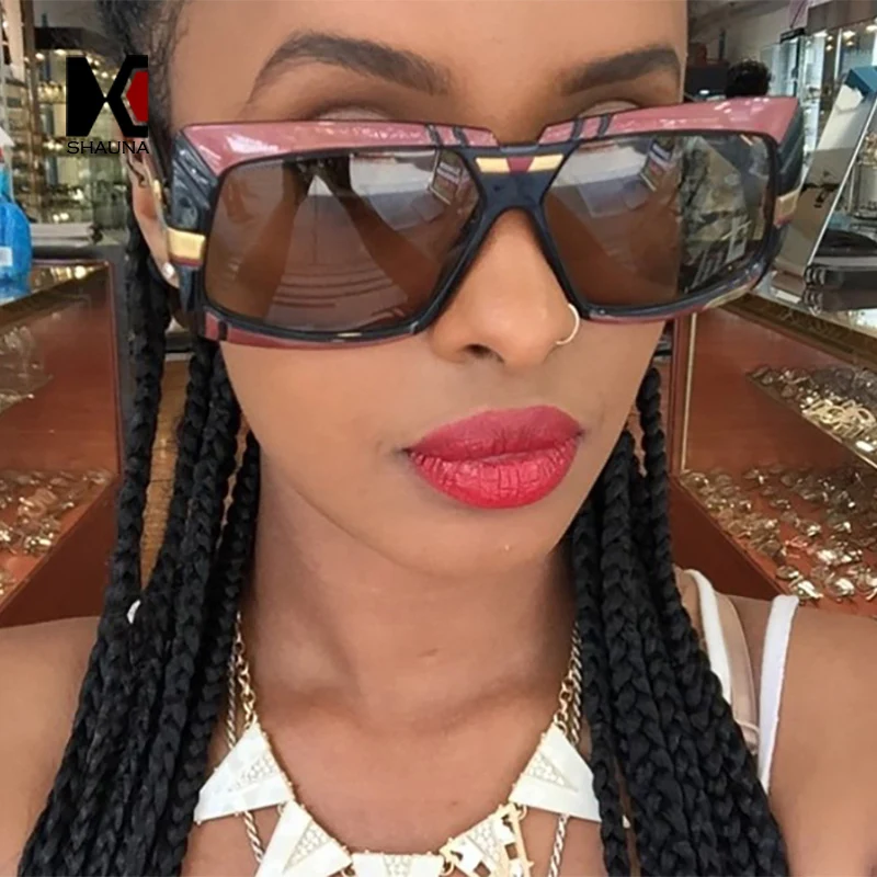 SHAUNA 10 Colors Retro Women Square Sunglasses Brand Designer Fashion Men Gradient/Clear Lens Eyewear
SHAUNA 10 Colors Retro Women Square Sunglasses Brand Designer Fashion Men Gradient/Clear Lens Eyewear