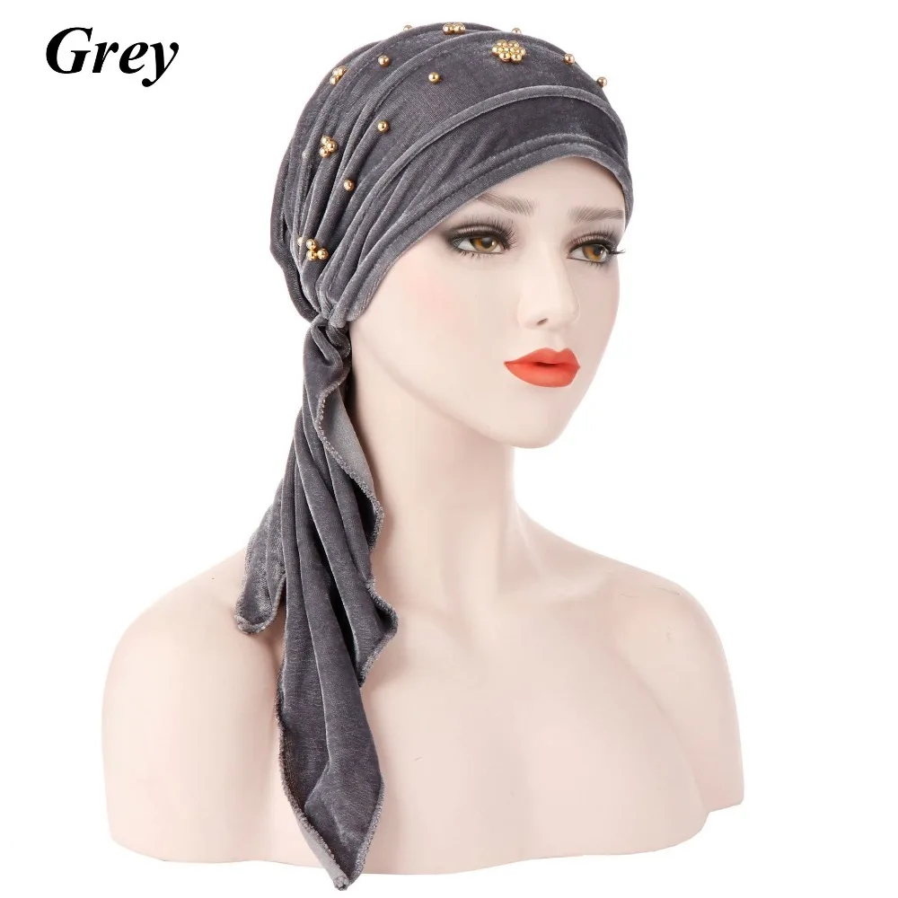 Muslim Long Tail Velvet Hijabs Islamic Jersey For Women Beads Ruffle Cap Ladies Bandanas Turban Beanie Bonnet Scarf Hat Headwrap
Muslim Long Tail Velvet Hijabs Islamic Jersey For Women Beads Ruffle Cap Ladies Bandanas Turban Beanie Bonnet Scarf Hat Headwrap