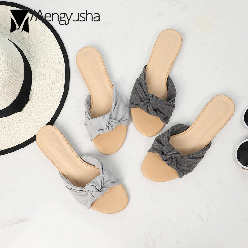 famous designer bowknot slippers women low heel beach slides shoes comfortable silk cloth bow flip flops ladies mules c923
famous designer bowknot slippers women low heel beach slides shoes comfortable silk cloth bow flip flops ladies mules c923