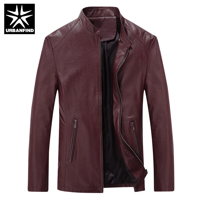 URBANFIND Men PU Jackets Size M-4XL Black / Blue / Wine Red Color Man Fashion Jackets Zipper Fly Fit Spring Autumn Male Jackets
URBANFIND Men PU Jackets Size M-4XL Black / Blue / Wine Red Color Man Fashion Jackets Zipper Fly Fit Spring Autumn Male Jackets