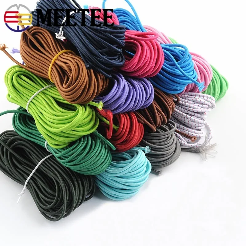 Meetee 10meters 2.8mm Elastic Cord Rubber Rope Color Round Band for Underwear Pants Waist Belt Clothes Sewing DIYCraft Accessory
Meetee 10meters 2.8mm Elastic Cord Rubber Rope Color Round Band for Underwear Pants Waist Belt Clothes Sewing DIYCraft Accessory